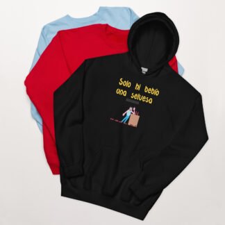 Sudadera Hooddie Solo Hi Bebío 1 Selvesa